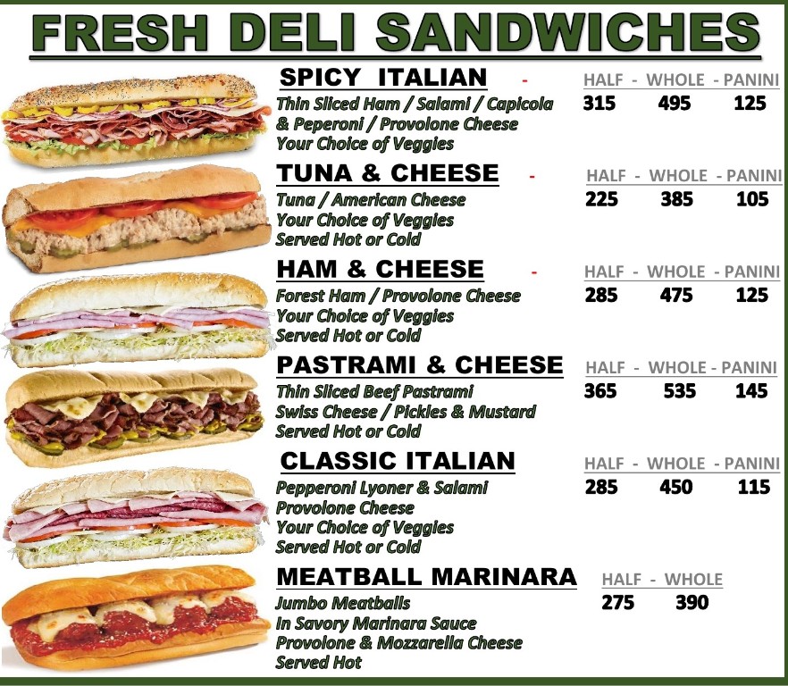 Sandwiches - Italian Market Deli